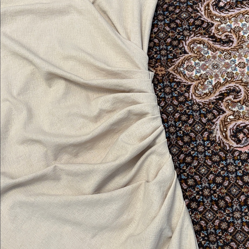 Mango Cream Midi Dress - Picture 2 of 7